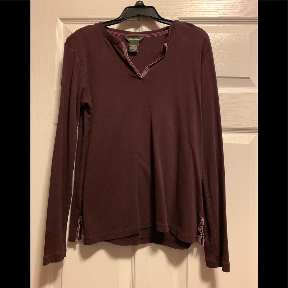 Plum Eddie Bauer shirt